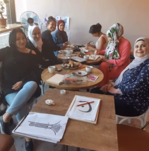 Kreatives Kalligrafie-Café